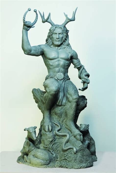 Wiccan male deity associated with horns
